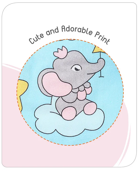 Light Blue Baby Sleeping Bag with Hood and Zip
