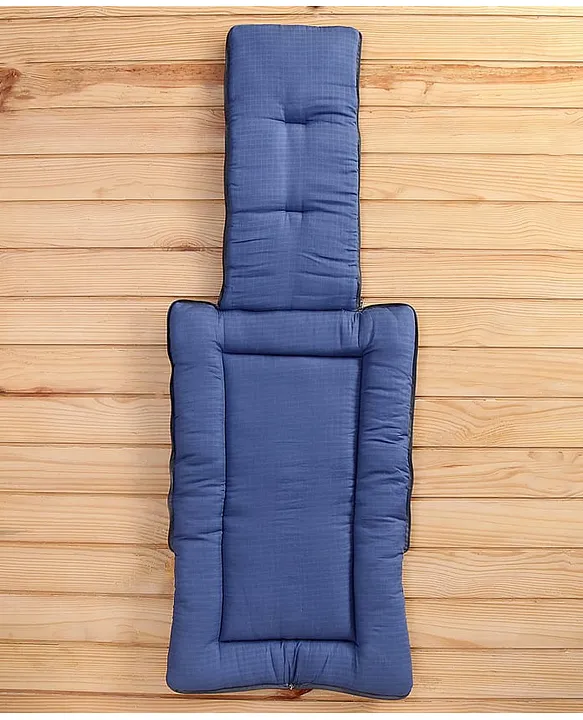 Blue and White Baby Sleeping Bag with Hood  and Zip