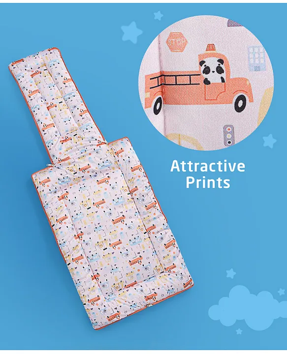 Pale Pink and Peach Baby Sleeping Bag with Hood  and Zip
