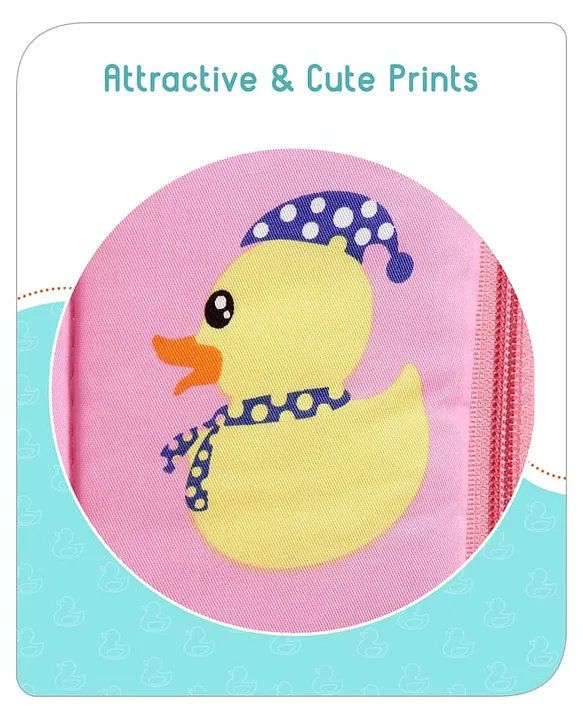 Pink and Yellow Baby Sleeping Bag with Hood  and Zip