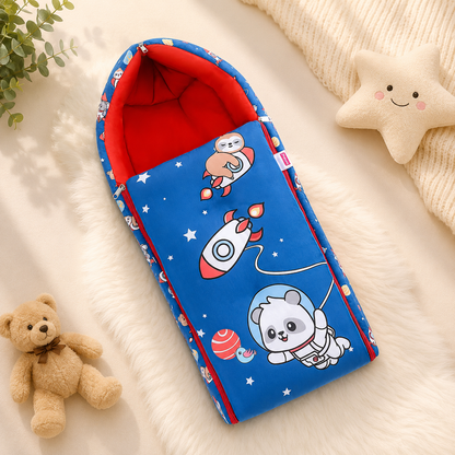 Royal Blue Space Explorer Baby Sleeping Bag
