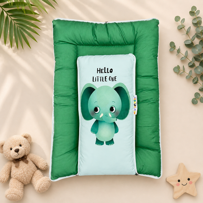 Mint Green Elephant Baby Sleeping Bag