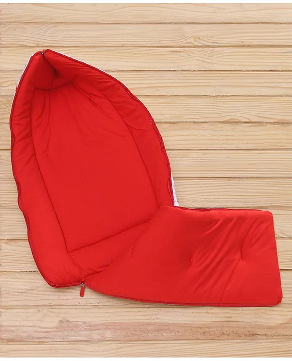 Red and Light Blue Baby Sleeping Bag with Hood  and Zip