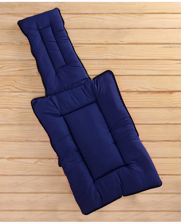Red and Navy Baby Sleeping Bag with Hood  and Zip