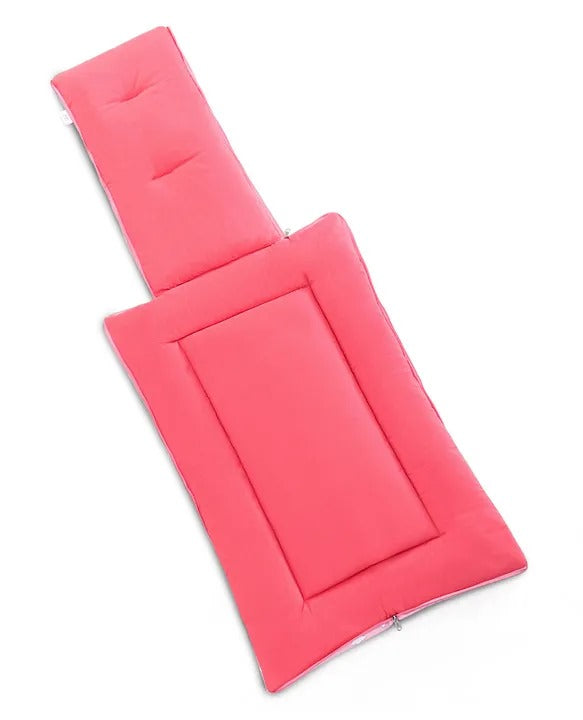 Pink and Dark Pink Cotton Baby Sleeping Bag with Hood and Zip