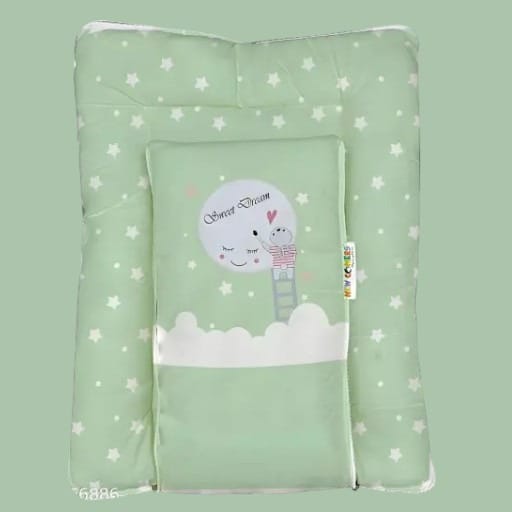 Sage Green Cotton Baby Sleeping Bag with Hood and Zip